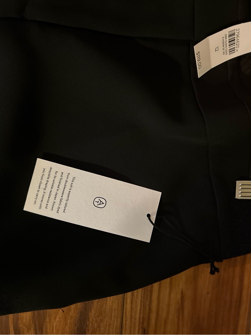 Ann Taylor Classic Black Women's Suit Jacket and Pants Set sz. 12. Nwt - Picture 13 of 16